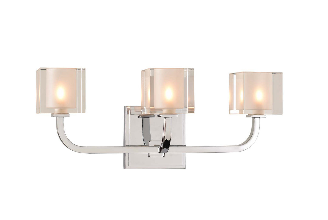 Kalco Arcata 315233CH Bath Vanity Light 17 in. wide - Chrome