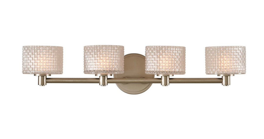 Kalco Willow 315534SN Bath Vanity Light 26 in. wide - Satin Nickel