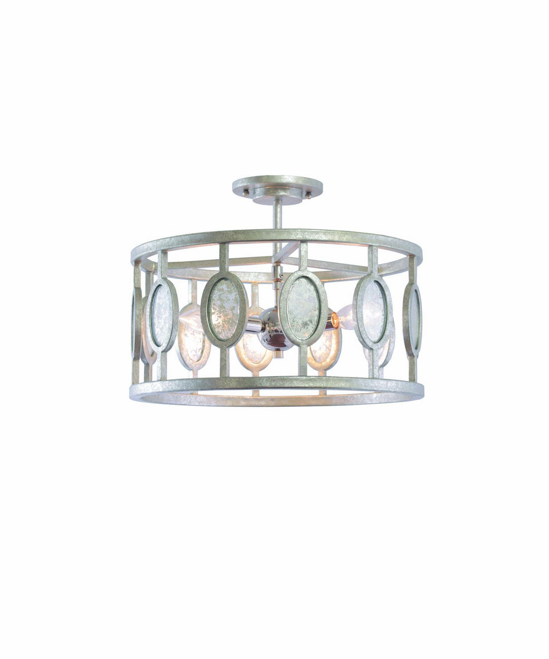 Kalco Palomar 506141VSL Ceiling Light - Vintage Silver Leaf