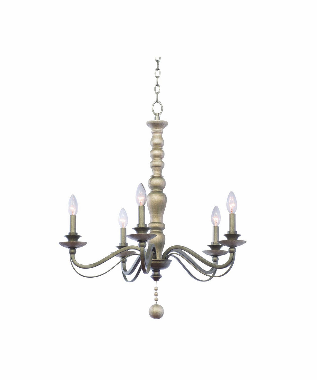 Kalco Colony 506351DS Chandelier Light - Dune Silver