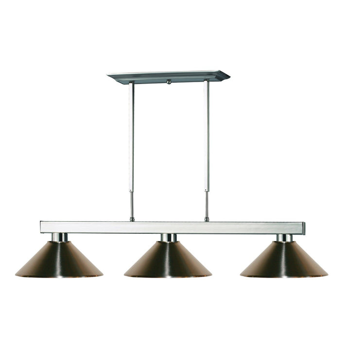 Z-Lite Players 152BN-MBN Pendant Light - Brushed Nickel