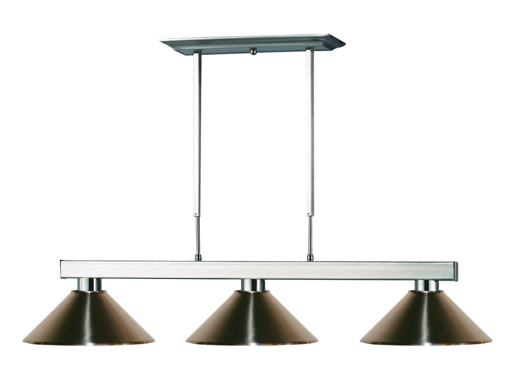 Z-Lite Players 152BN-MBN Pendant Light - Brushed Nickel