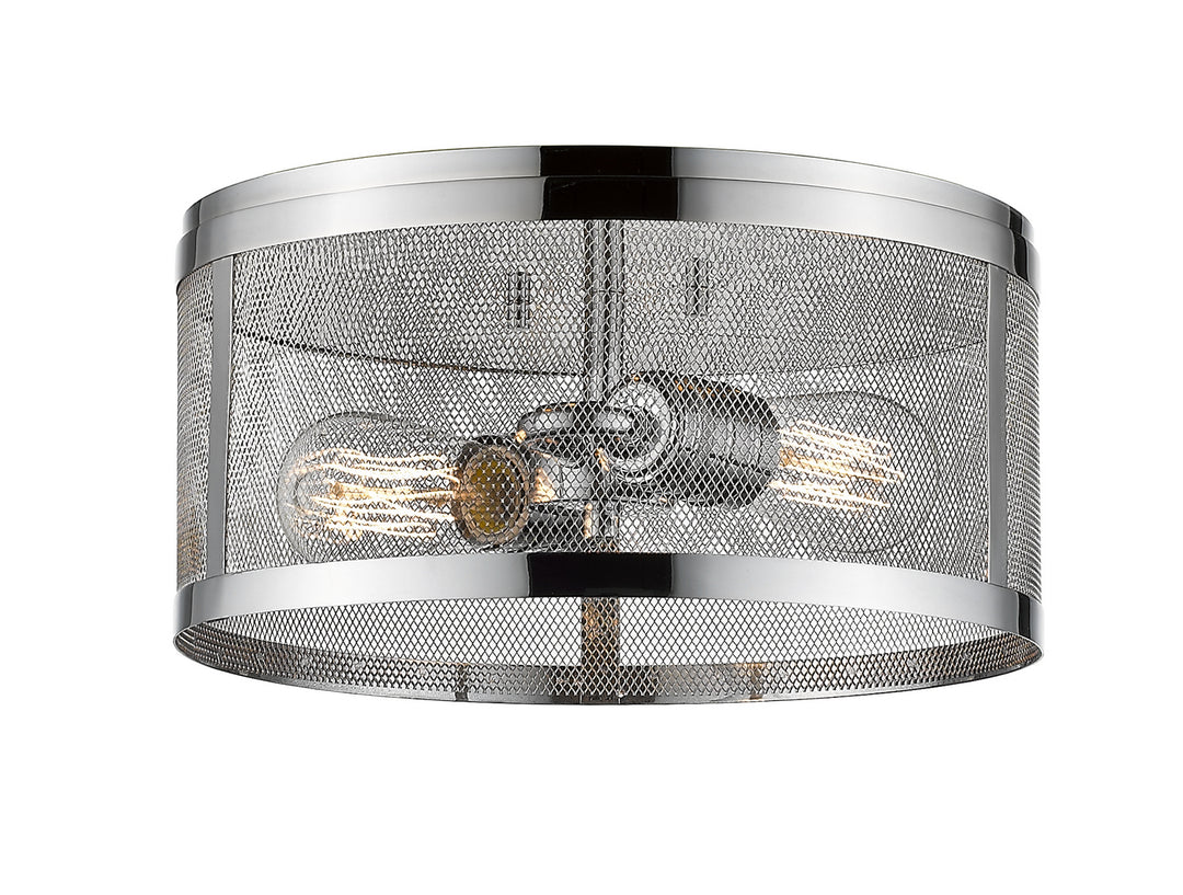 Z-Lite Meshsmith 331F12-CH Ceiling Light - Chrome