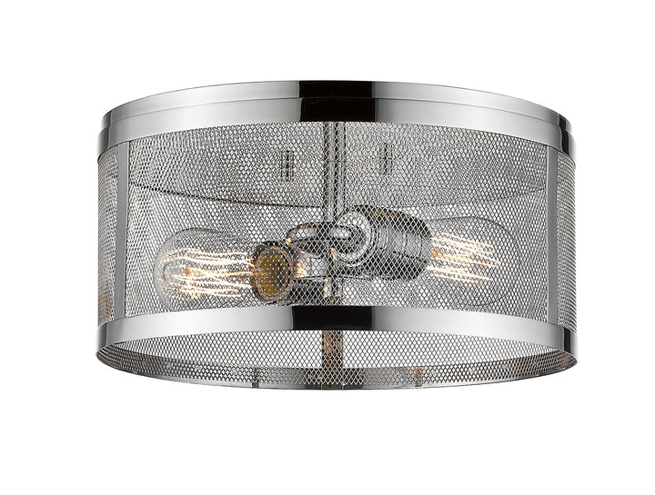 Z-Lite Meshsmith 331F12-CH Ceiling Light - Chrome