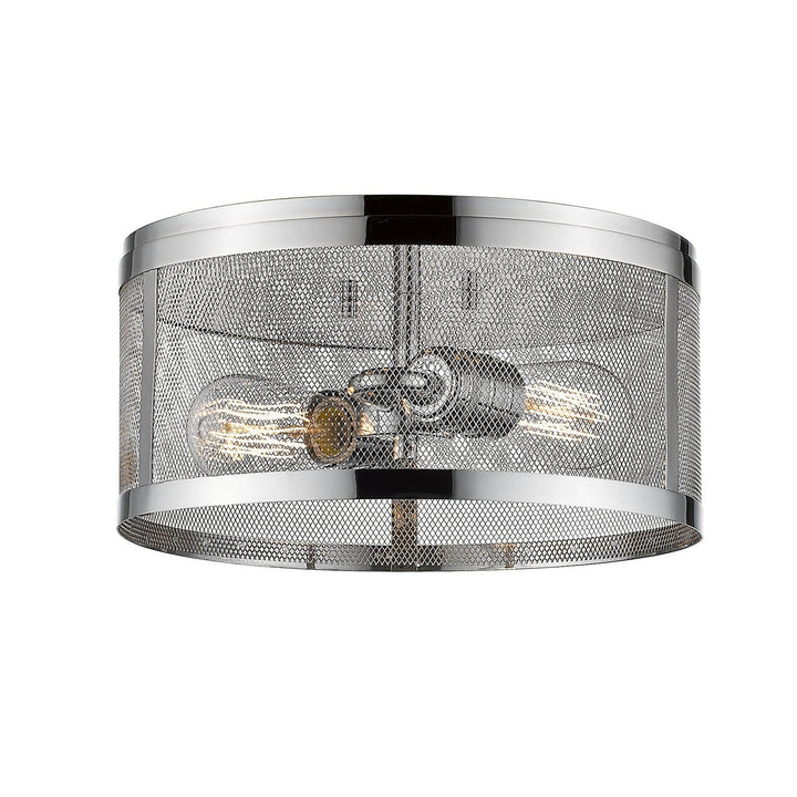 Z-Lite Meshsmith 331F12-CH Ceiling Light - Chrome