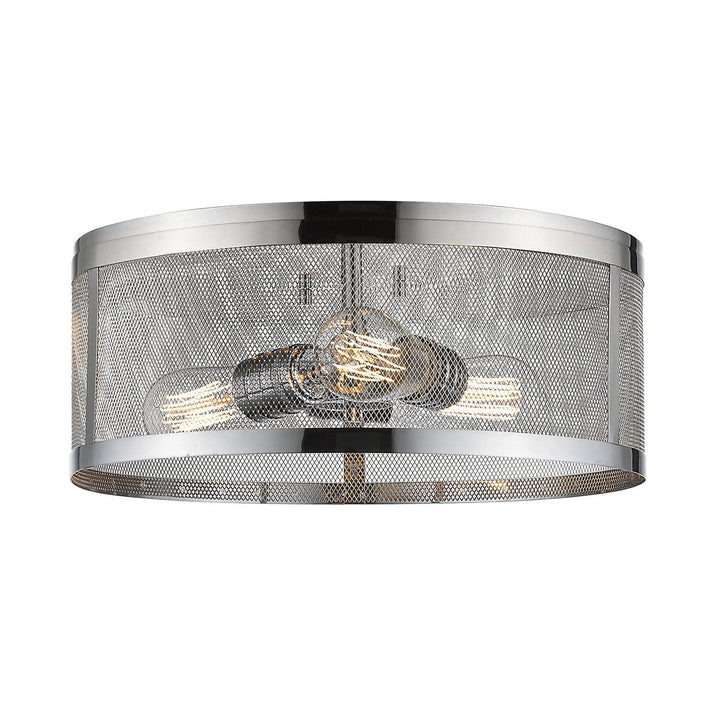 Z-Lite Meshsmith 331F14-CH Ceiling Light - Chrome