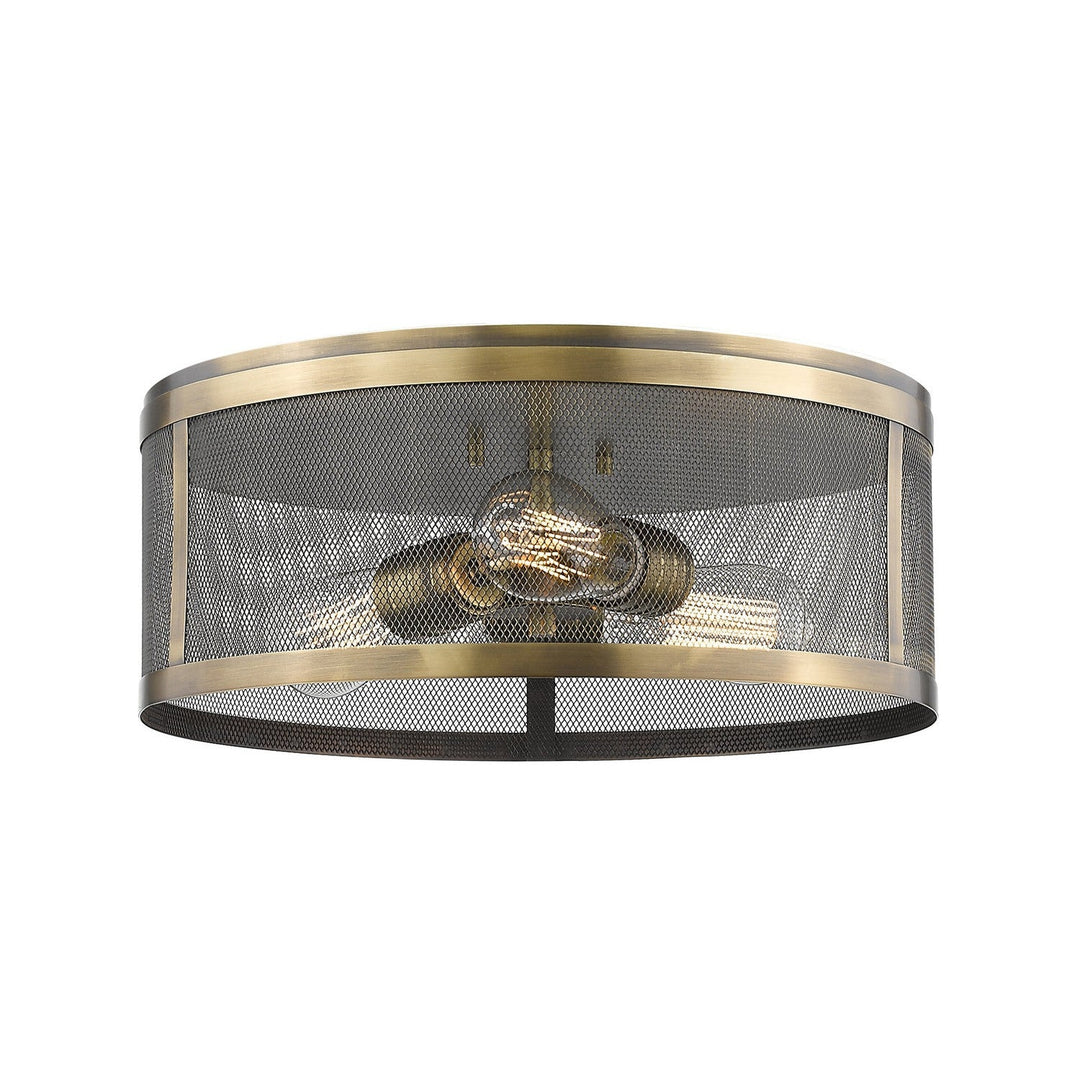 Z-Lite Meshsmith 331F14-NB Ceiling Light - Natural Brass