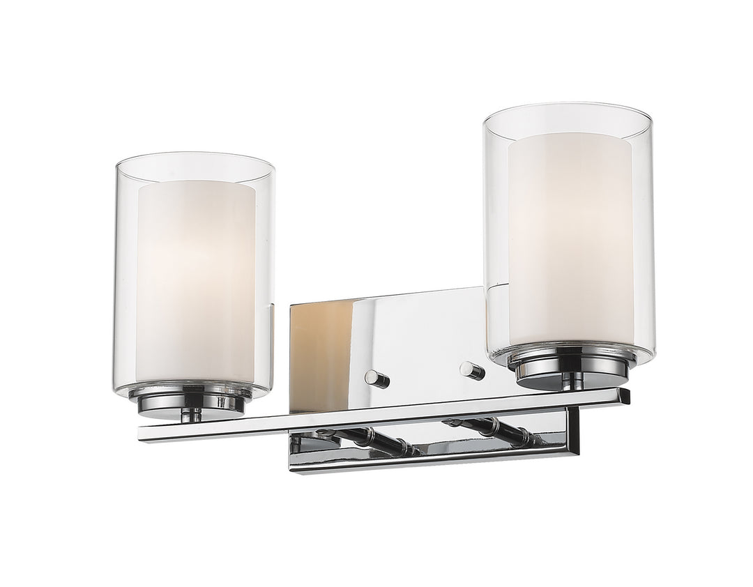 Z-Lite Willow 426-2V-CH Bath Vanity Light 15 in. wide - Chrome