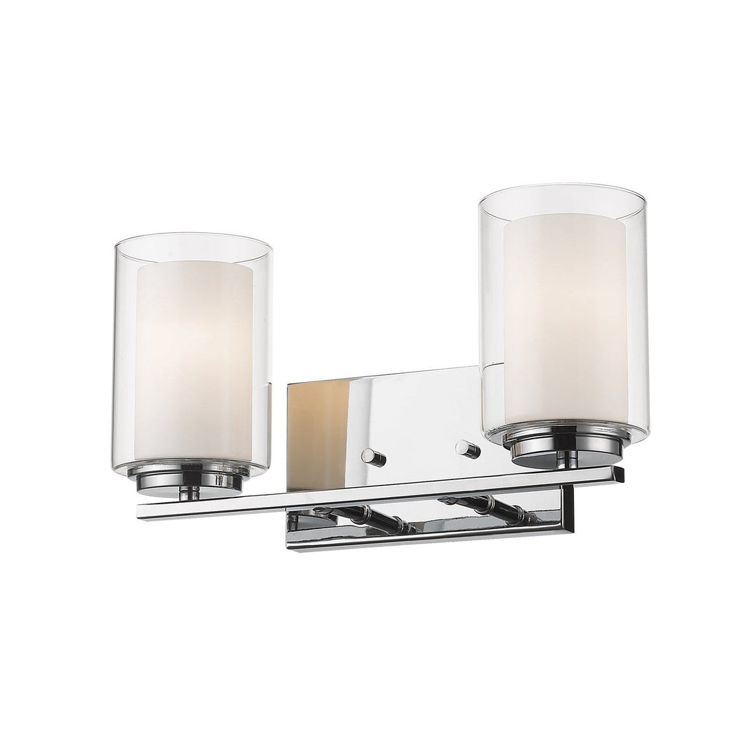 Z-Lite Willow 426-2V-CH Bath Vanity Light 15 in. wide - Chrome