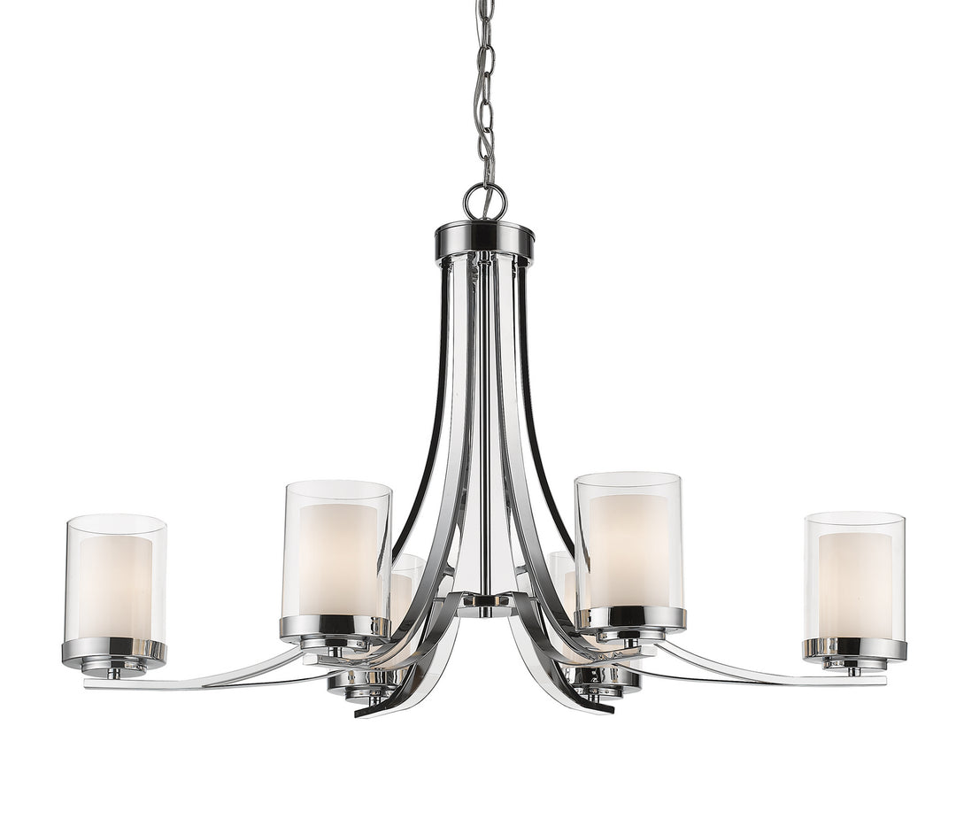 Z-Lite Willow 426-6-CH Chandelier Light - Chrome