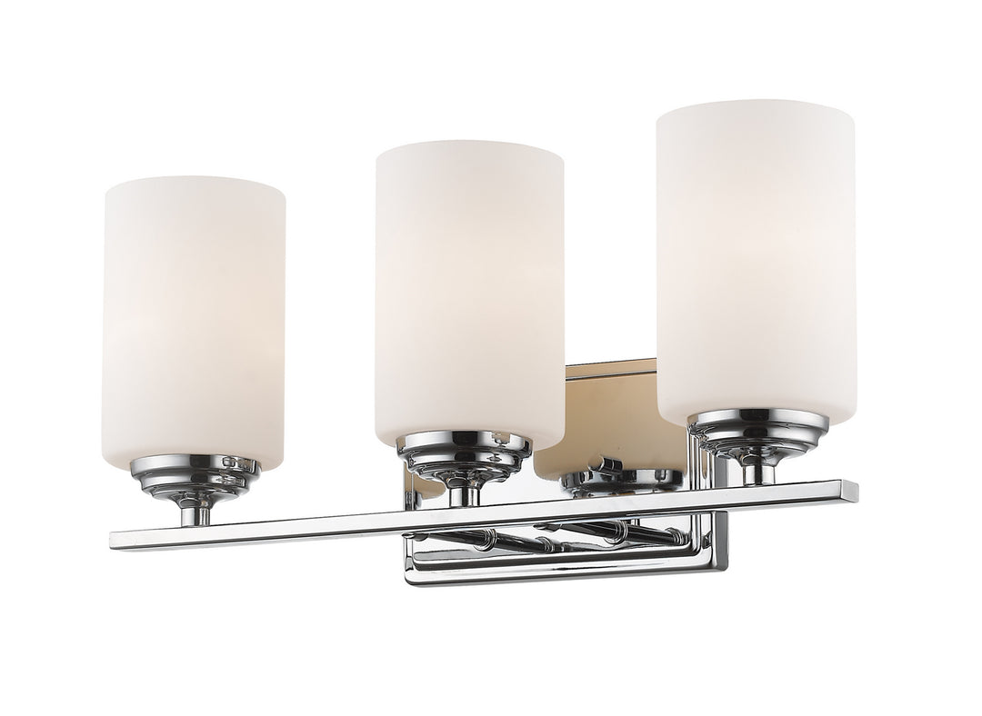 Z-Lite Bordeaux 435-3V-CH Bath Vanity Light 18 in. wide - Chrome