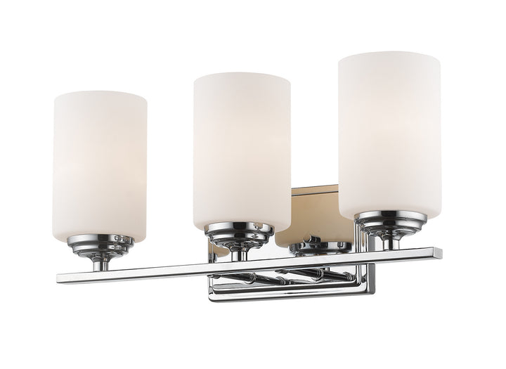 Z-Lite Bordeaux 435-3V-CH Bath Vanity Light 18 in. wide - Chrome