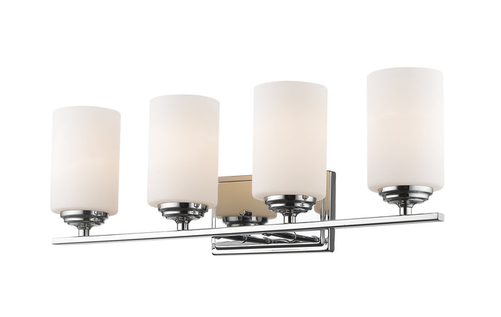 Z-Lite Bordeaux 435-4V-CH Bath Vanity Light 24 in. wide - Chrome
