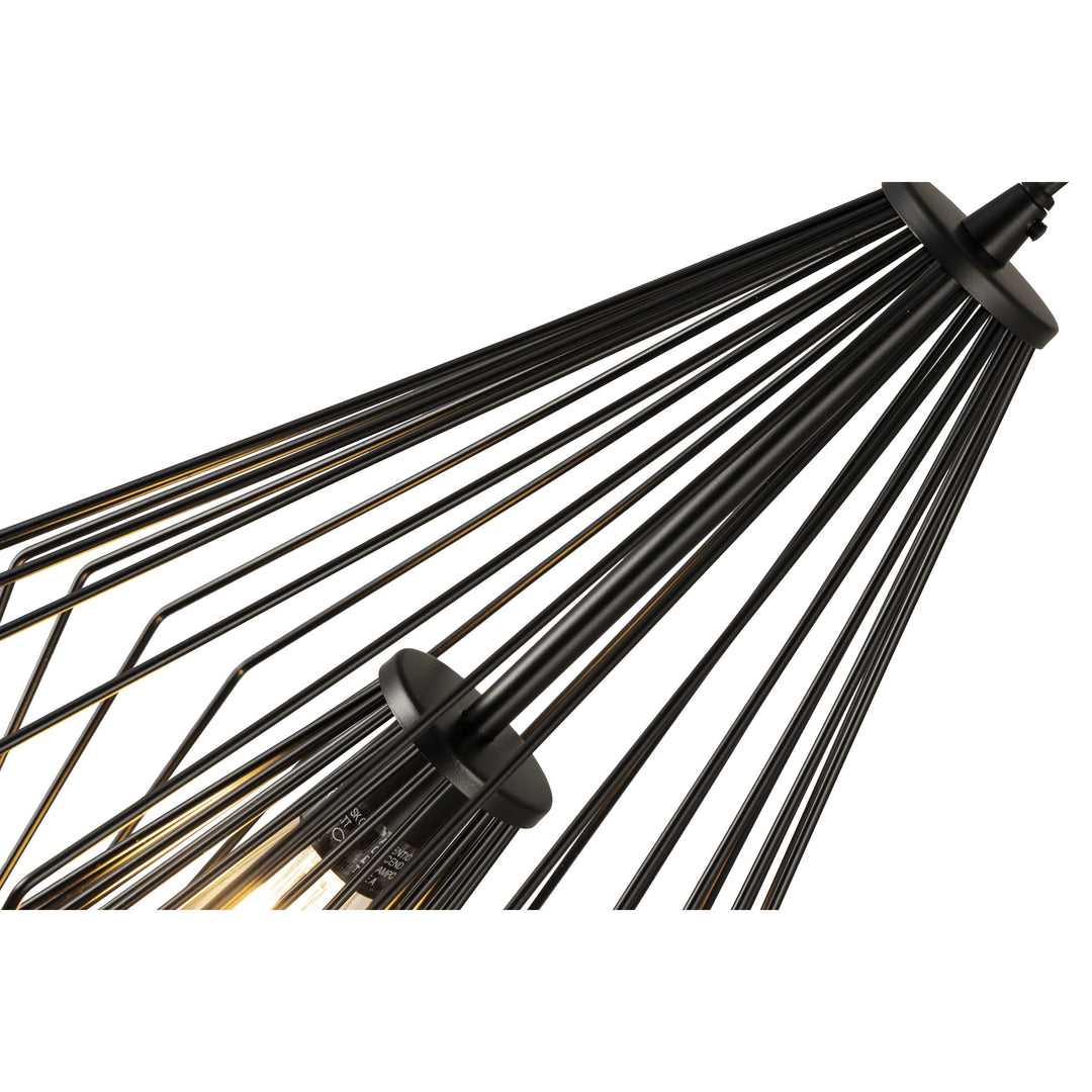 Z-Lite Quintus 442MP12-MB Pendant Light - Matte Black