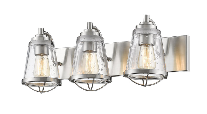 Z-Lite Mariner 444-3V-BN Bath Vanity Light 24 in. wide - Brushed Nickel