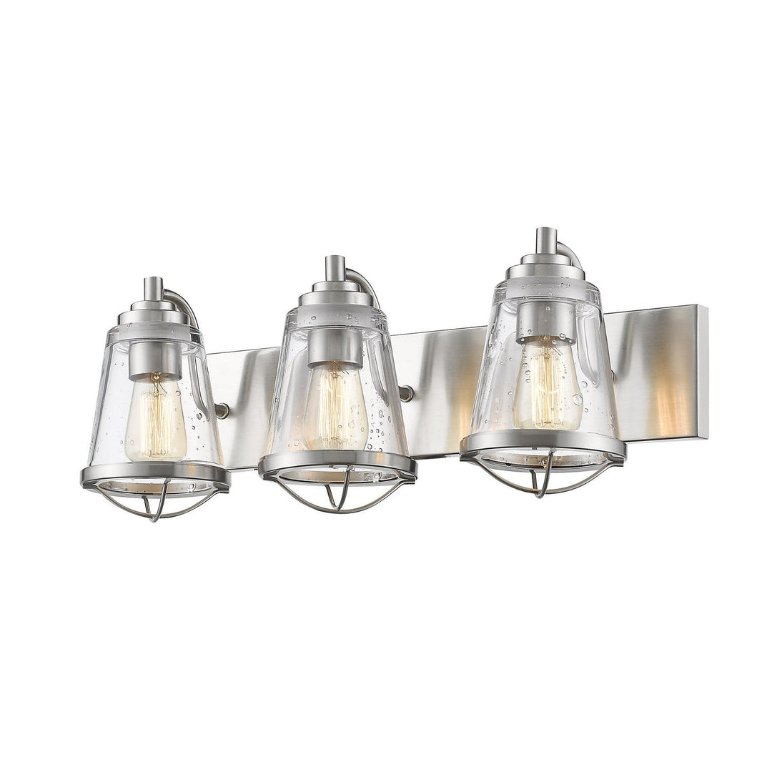 Z-Lite Mariner 444-3V-BN Bath Vanity Light 24 in. wide - Brushed Nickel