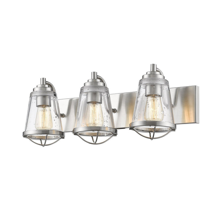 Z-Lite Mariner 444-3V-BN Bath Vanity Light 24 in. wide - Brushed Nickel