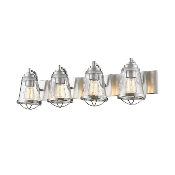 Z-Lite Mariner 444-4V-BN Bath Vanity Light 32 in. wide - Brushed Nickel