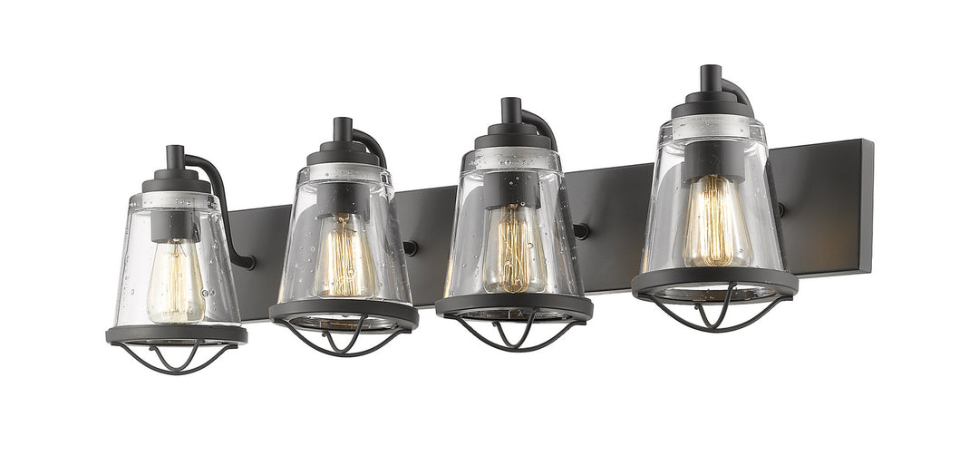 Z-Lite Mariner 444-4V-BRZ Bath Vanity Light 32 in. wide - Bronze