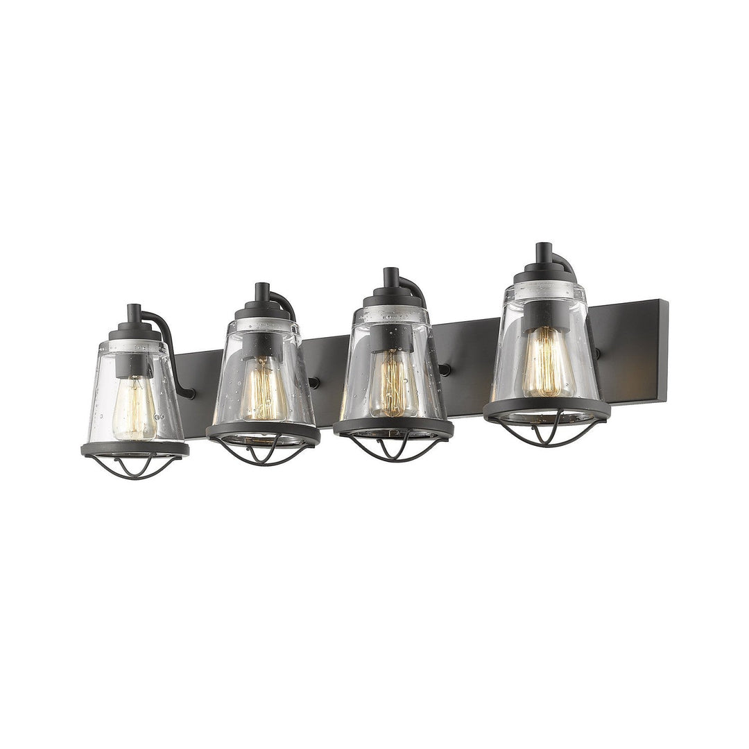 Z-Lite Mariner 444-4V-BRZ Bath Vanity Light 32 in. wide - Bronze