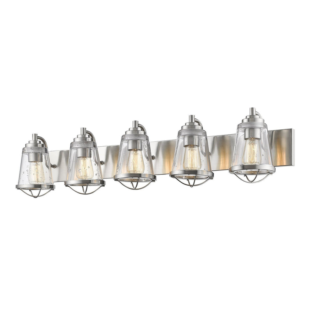 Z-Lite Mariner 444-5V-BN Bath Vanity Light 40 in. wide - Brushed Nickel