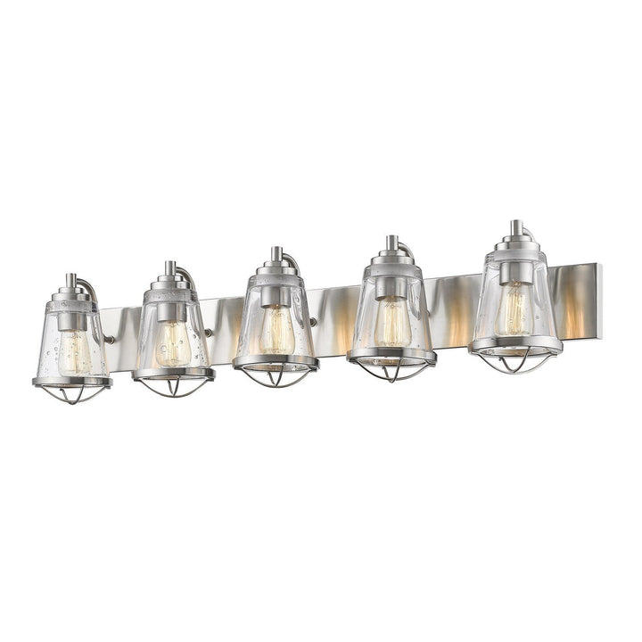 Z-Lite Mariner 444-5V-BN Bath Vanity Light 40 in. wide - Brushed Nickel