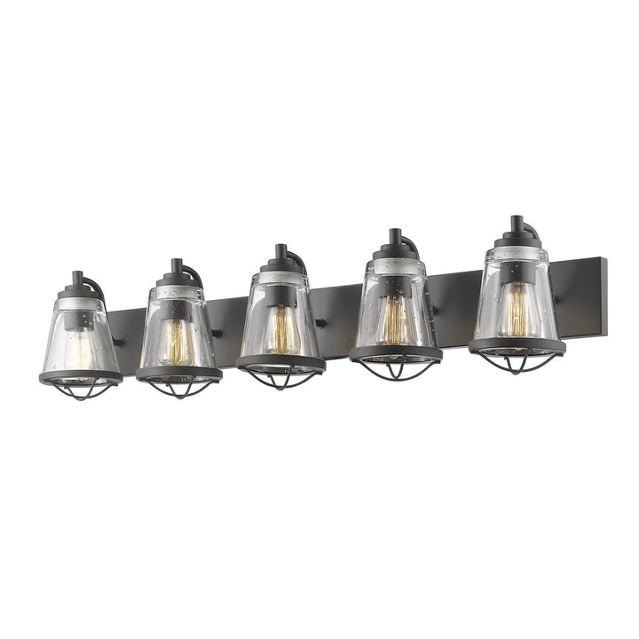 Z-Lite Mariner 444-5V-BRZ Bath Vanity Light 40 in. wide - Bronze