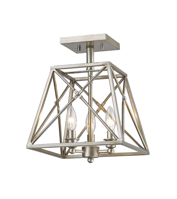 Z-Lite Trestle 447SF-AS Ceiling Light - Antique Silver