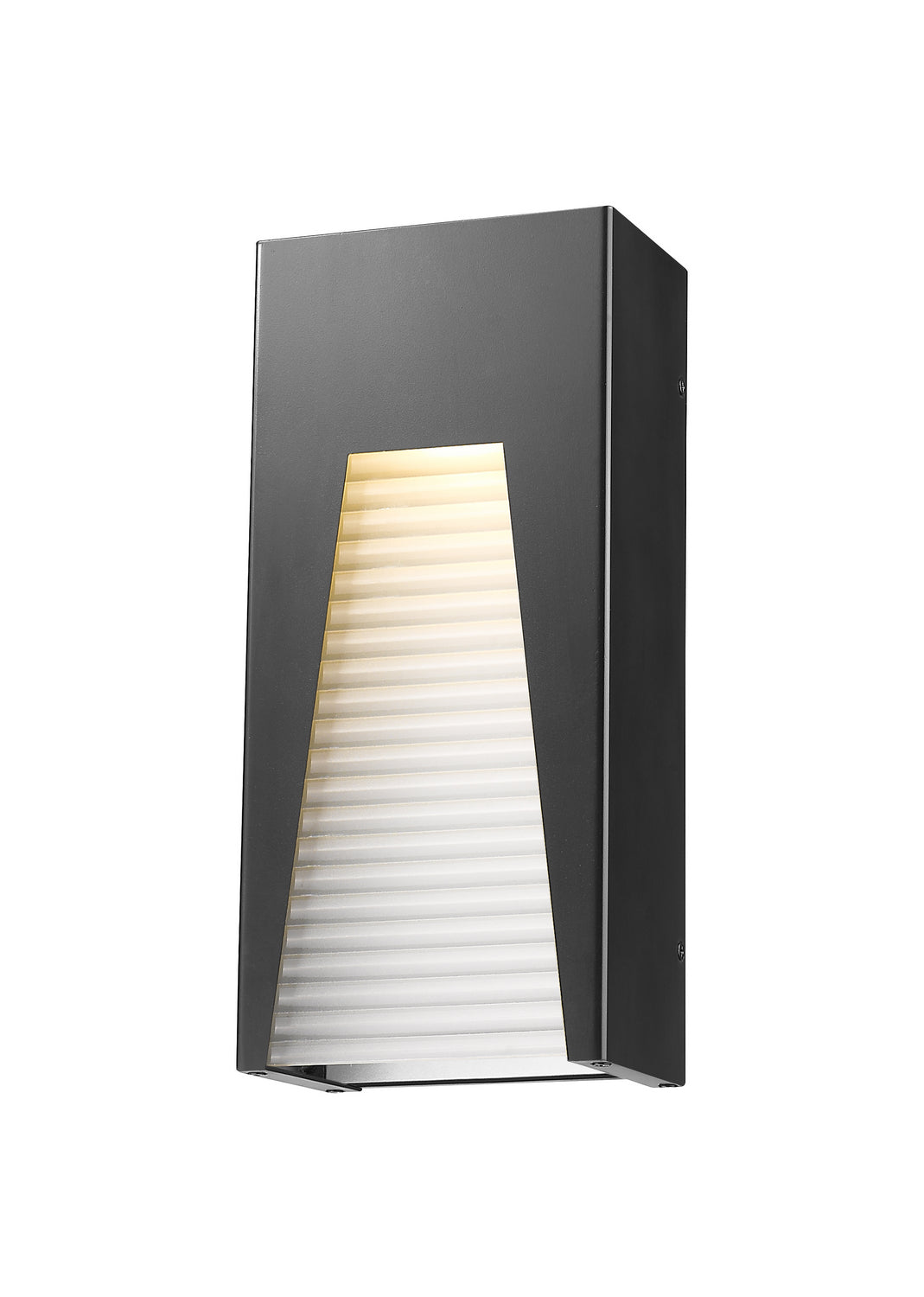 Z-Lite Lighting 561M-BK-SL-FRB-LED Modern Millenial Outdoor Black Silver