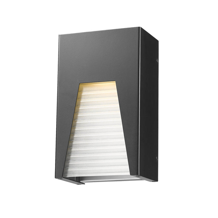 Z-Lite Lighting 561S-BK-SL-FRB-LED Modern Millenial Outdoor Black Silver