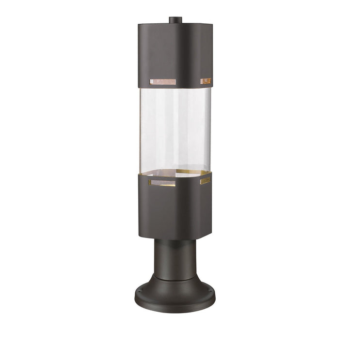 Z-Lite Lighting 562PHBR-553PM-DBZ-LE Modern Lestat Outdoor Deep Bronze