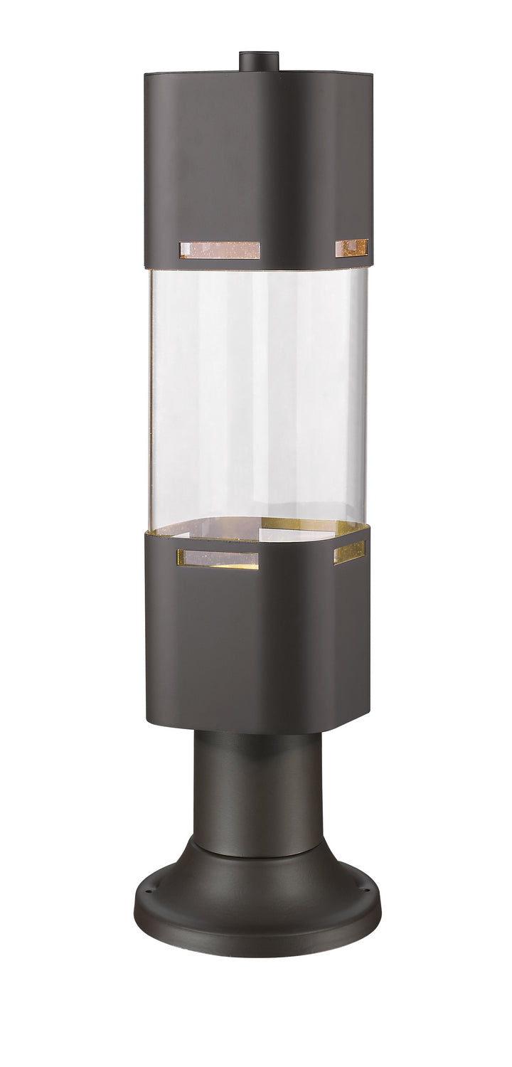 Z-Lite Lighting 562PHBR-553PM-DBZ-LE Modern Lestat Outdoor Deep Bronze