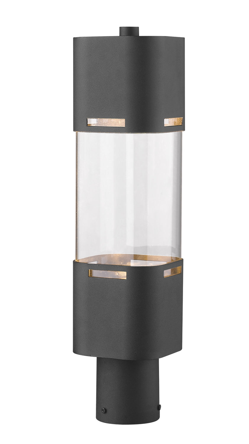 Z-Lite Lighting 562PHBR-BK-LED Modern Lestat Outdoor Black