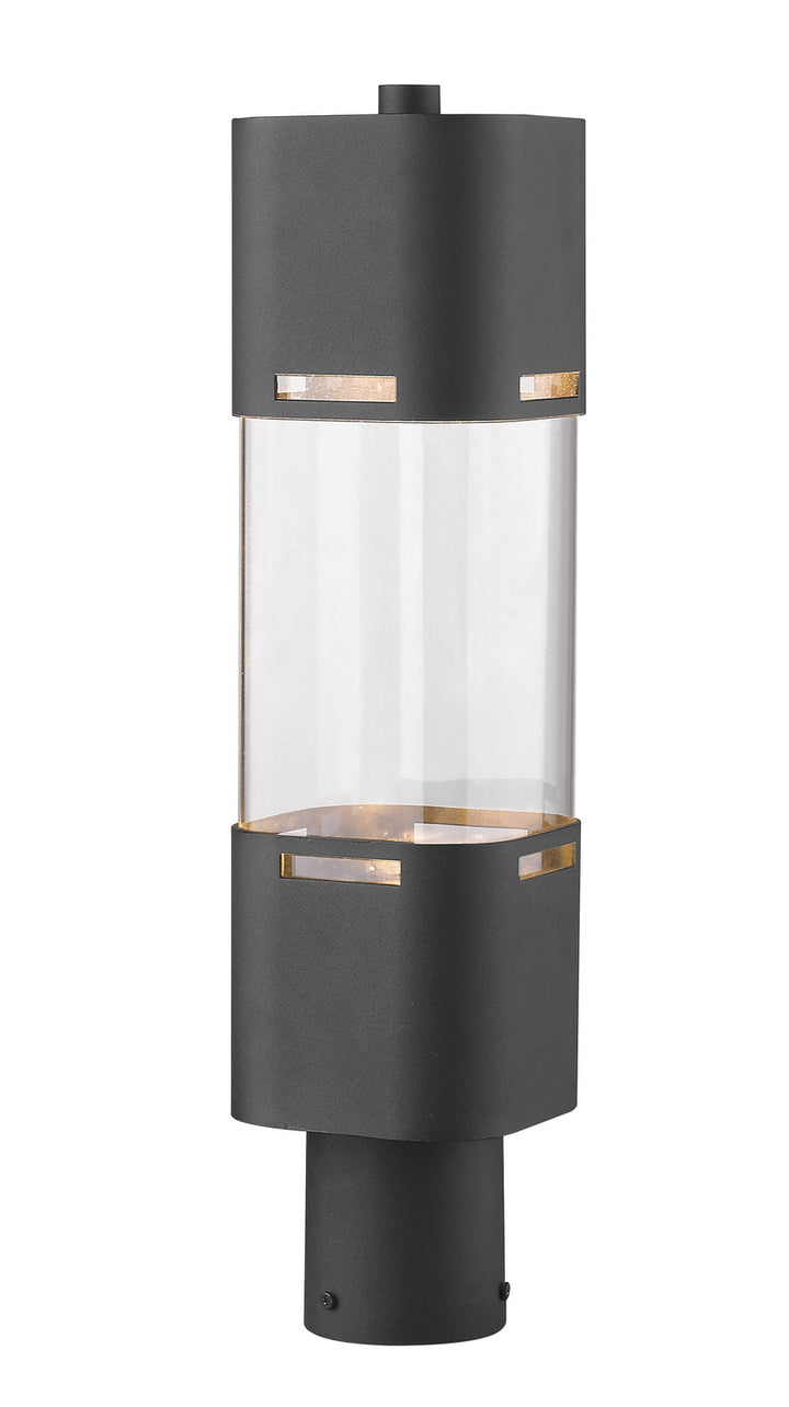 Z-Lite Lighting 562PHBR-BK-LED Modern Lestat Outdoor Black