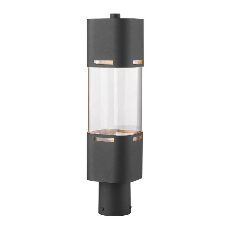 Z-Lite Lighting 562PHBR-BK-LED Modern Lestat Outdoor Black