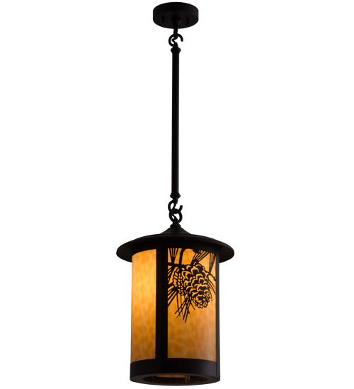 Meyda Tiffany Lighting 79281 Fulton One Light Pendant Outdoor Bronze / Dark