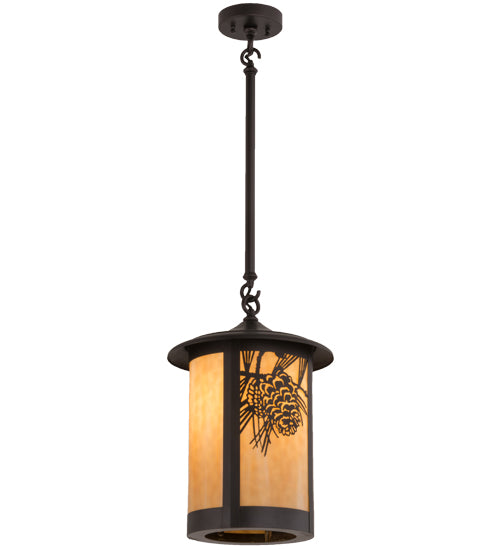 Meyda Tiffany Lighting 79281 Fulton One Light Pendant Outdoor Bronze / Dark