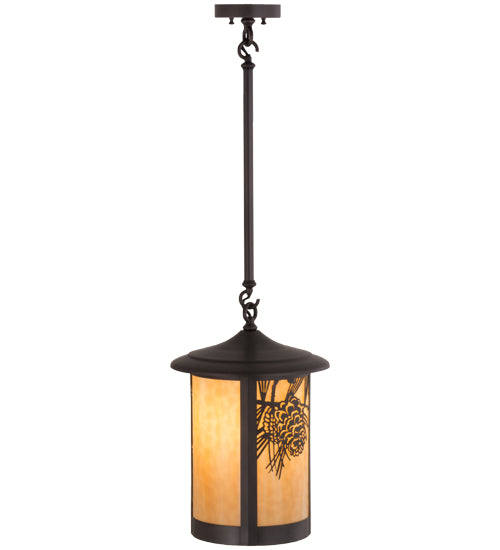 Meyda Tiffany Lighting 79281 Fulton One Light Pendant Outdoor Bronze / Dark