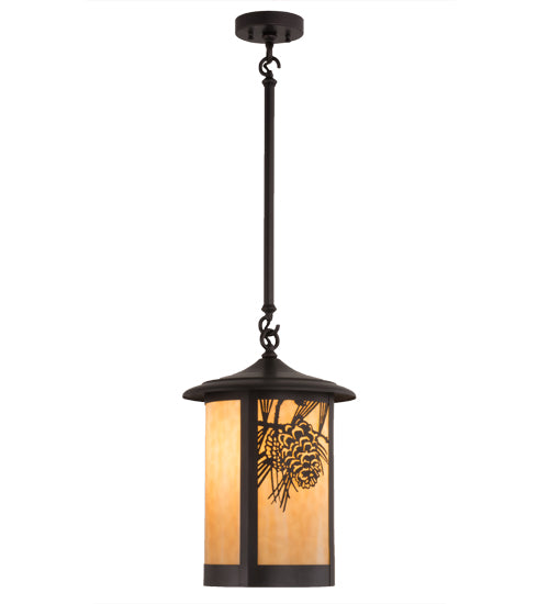 Meyda Tiffany Lighting 79281 Fulton One Light Pendant Outdoor Bronze / Dark