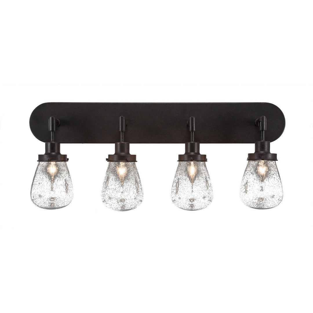 Toltec Meridian 1234-dg-471 Bath Vanity Light 32 in. wide - Dark Granite