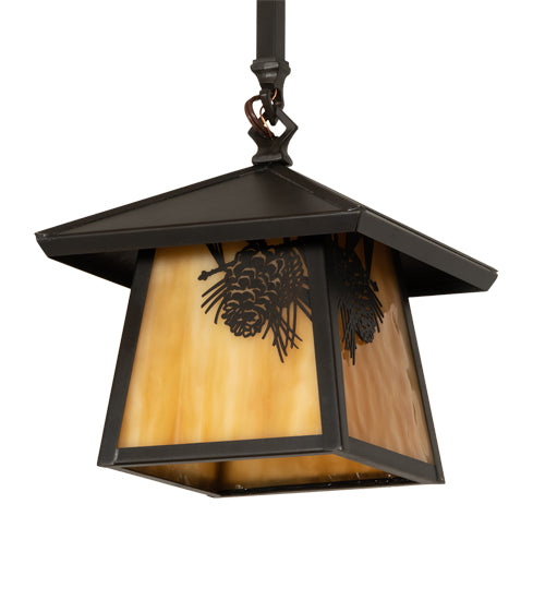 Meyda Tiffany Lighting 79477 Stillwater One Light Pendant Outdoor Bronze / Dark