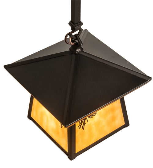 Meyda Tiffany Lighting 79477 Stillwater One Light Pendant Outdoor Bronze / Dark