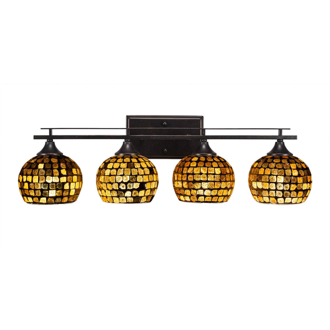 Toltec Uptowne 134-dg-402 Bath Vanity Light 29 in. wide - Dark Granite