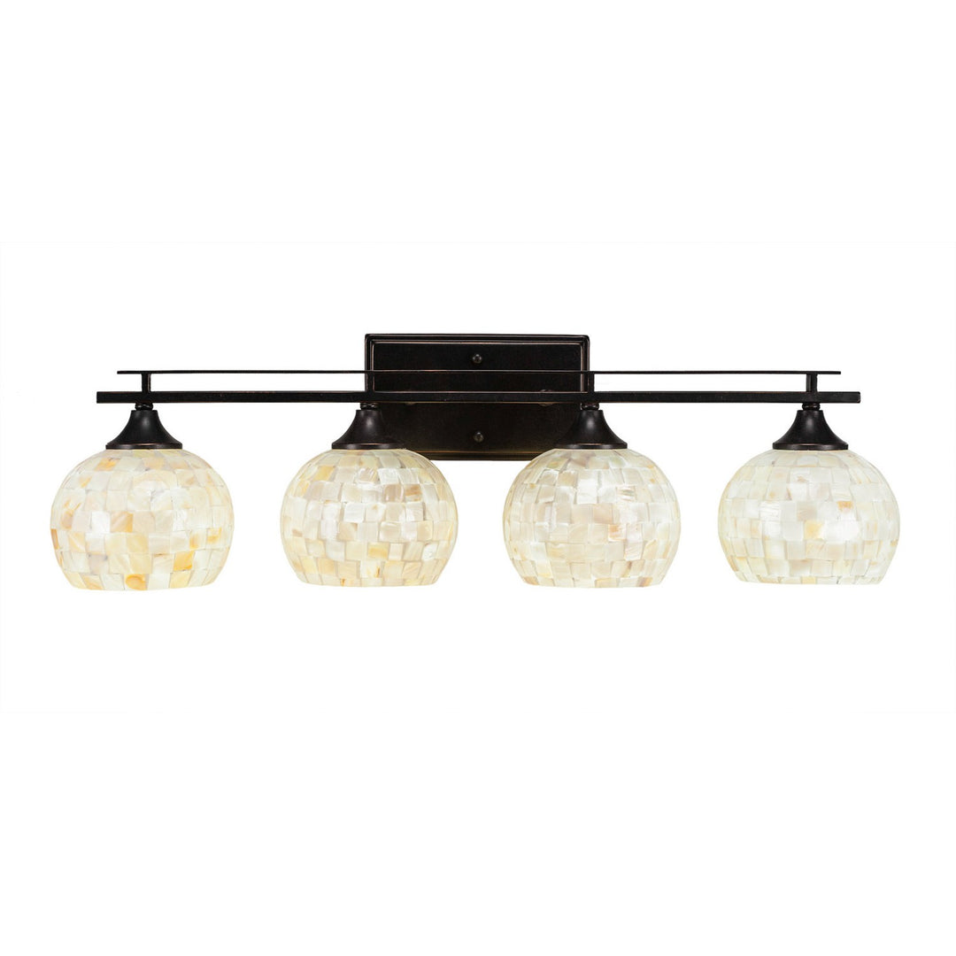 Toltec Uptowne 134-dg-405 Bath Vanity Light 29 in. wide - Dark Granite
