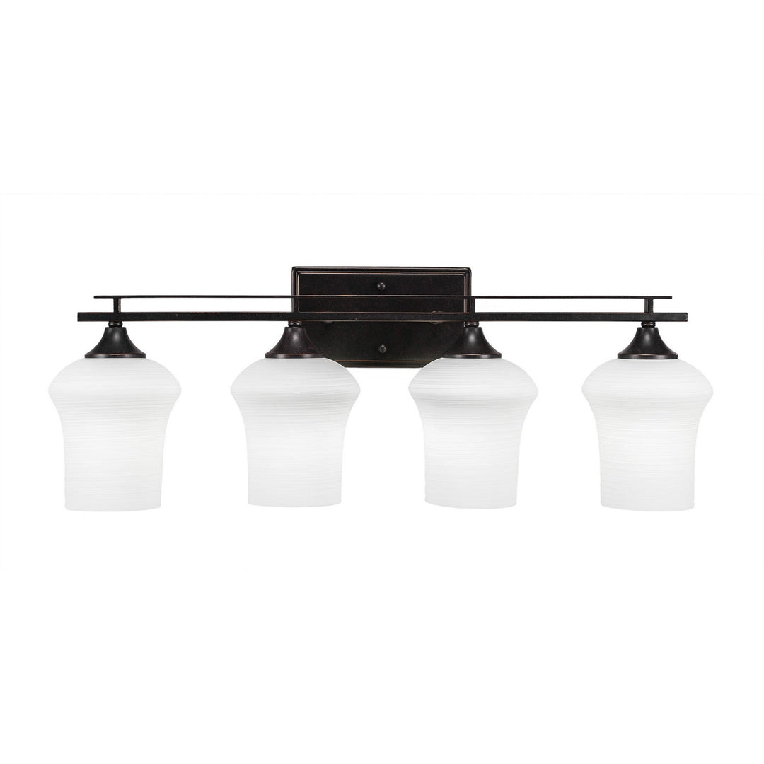 Toltec Uptowne 134-dg-681 Bath Vanity Light 28 in. wide - Dark Granite