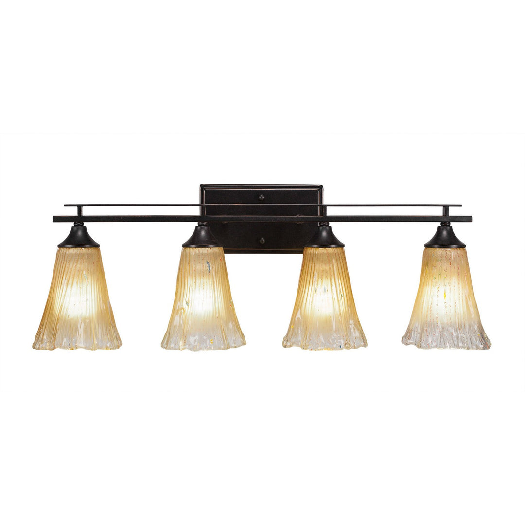 Toltec Uptowne 134-dg-720 Bath Vanity Light 28 in. wide - Dark Granite