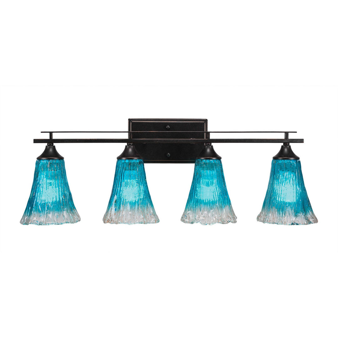 Toltec Uptowne 134-dg-725 Bath Vanity Light 28 in. wide - Dark Granite