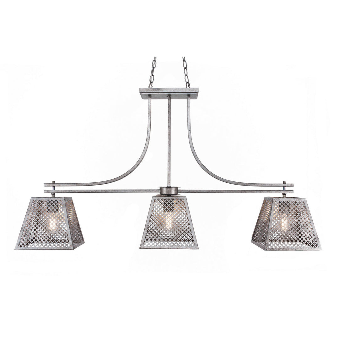 Toltec Corbello 1453-as-led18c Pendant Light - Aged Silver