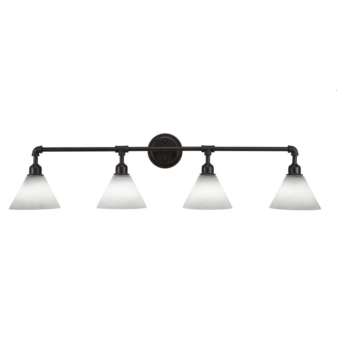 Toltec Vintage 184-dg-312 Bath Vanity Light 43 in. wide - Dark Granite