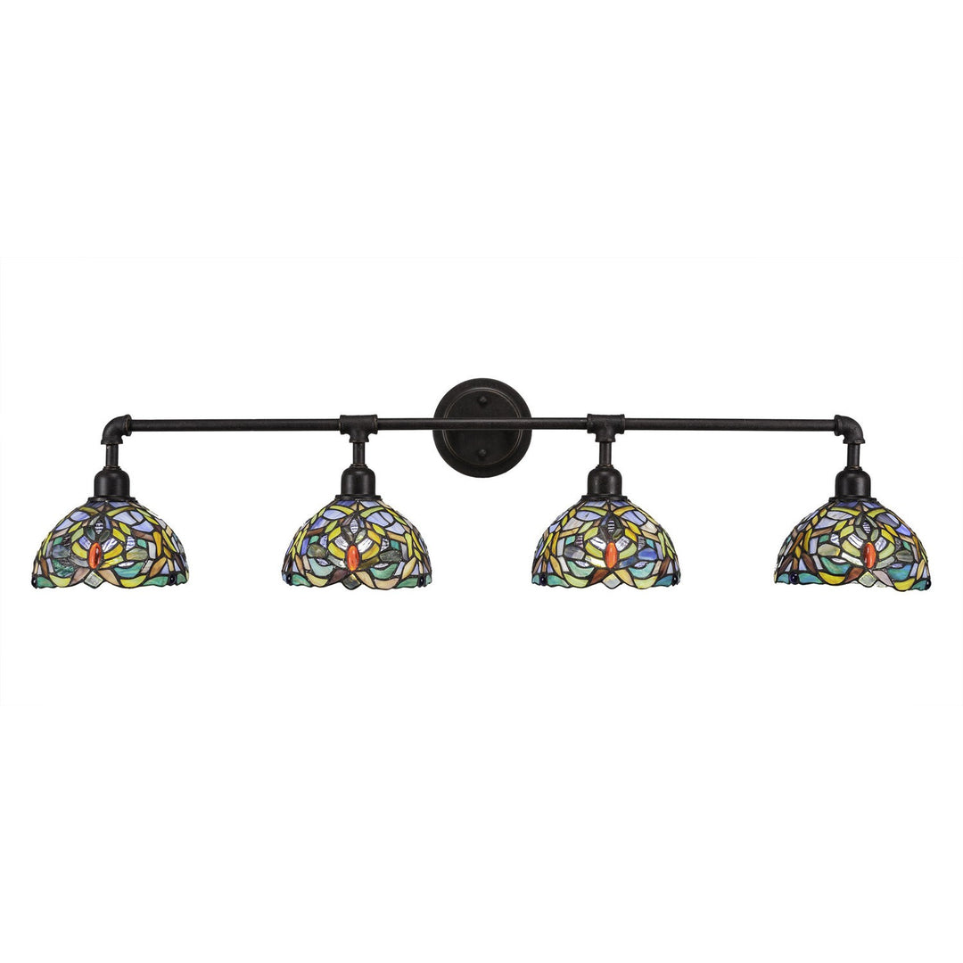 Toltec Vintage 184-dg-9905 Bath Vanity Light 44 in. wide - Dark Granite